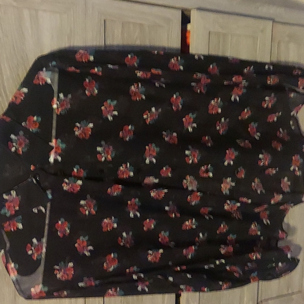 Women's Saint Laurent button down semi shear dress shirt